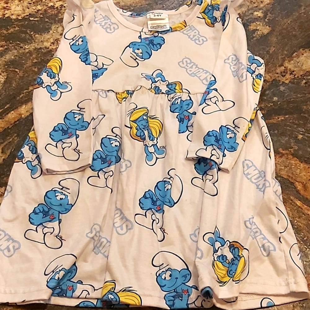Toddler Smurfs Dress